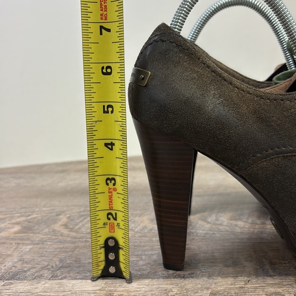 Frye HARLOW Oxford Heels Size 9.5 - Picture 8 of 13